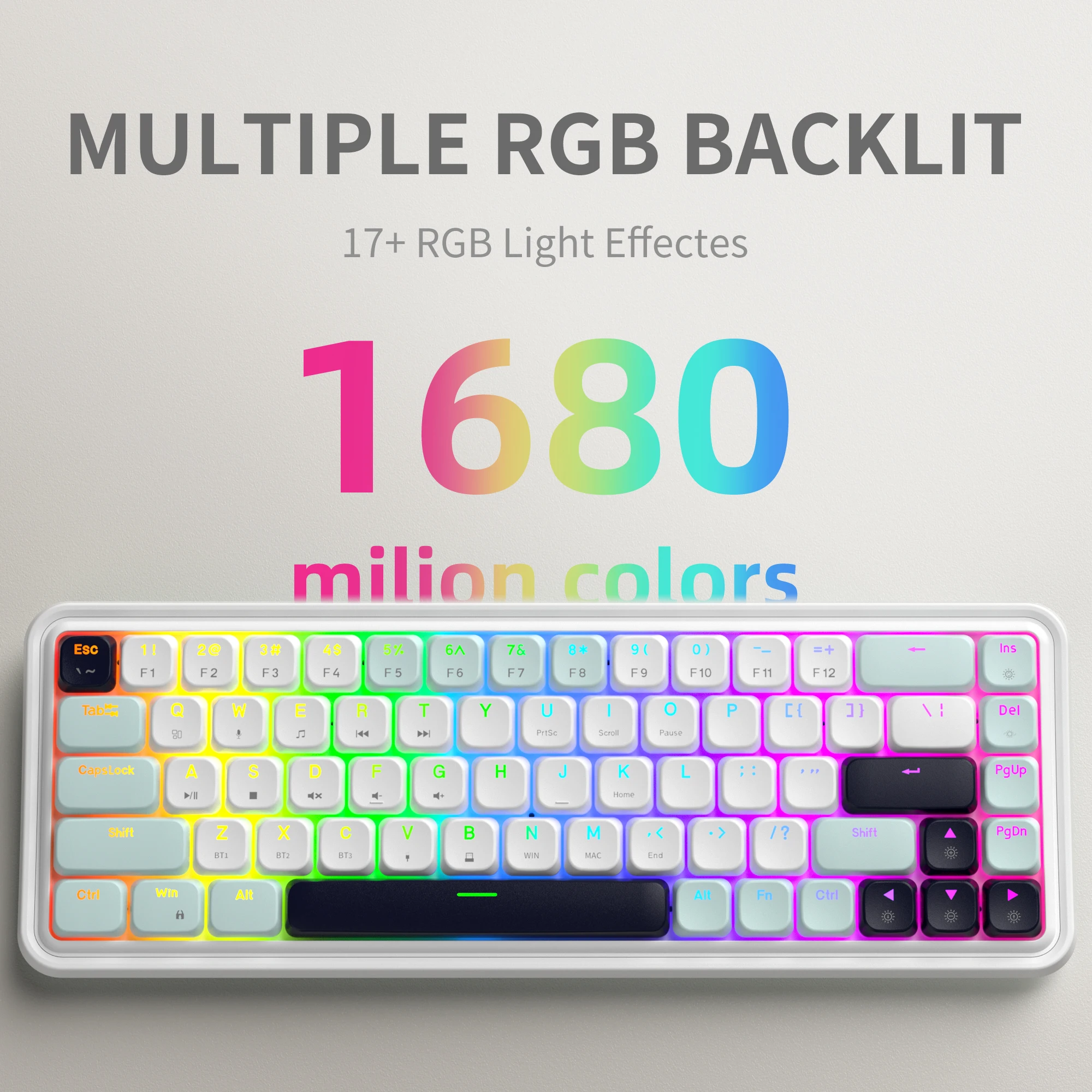 เมจจี 60% คีย์บอร์ดไร้สายแบบคร - Gaming Keyboard That Is Quiet บทวิจารณ์และราคา
