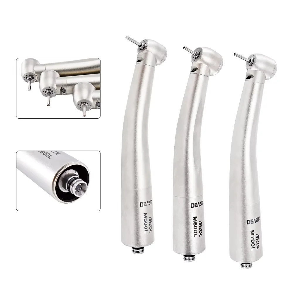 

M500L/M600L/M700L Den tal high speed air turbine led handpiece standard Head Ultralight Titanium Body for NSK coupler