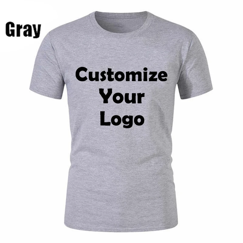 Customized Summer Mens T-Shirt Fashion Casual Tshirt Short-sleeved Tshirt Round Neck Shirt Top