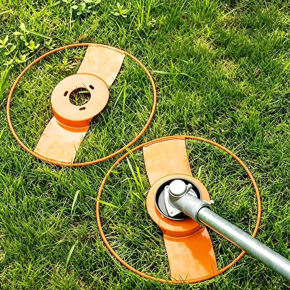 Rasentrimmer-Abdeckung, Sämlings-Schutzdeckel, Rasenmäher-Klingenschutz, Gartenwerkzeug-Zubehör für die Kantenbearbeitung im Garten und Obstgarten – Detail 3