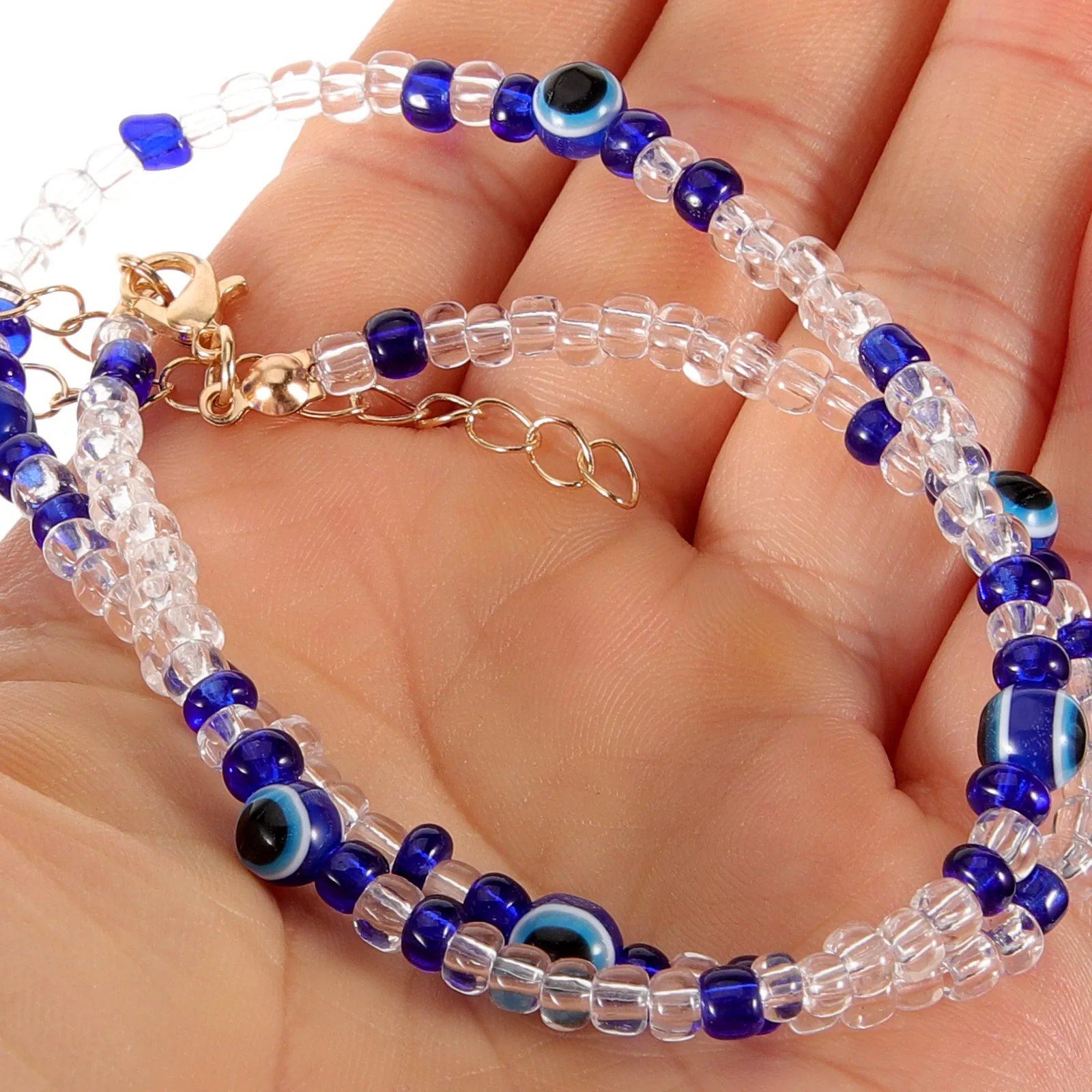 

Charming Simple Beads Clavicle Chain Necklace Women Teens Summer Beach Layering Jewelry Gift Beads Necklace