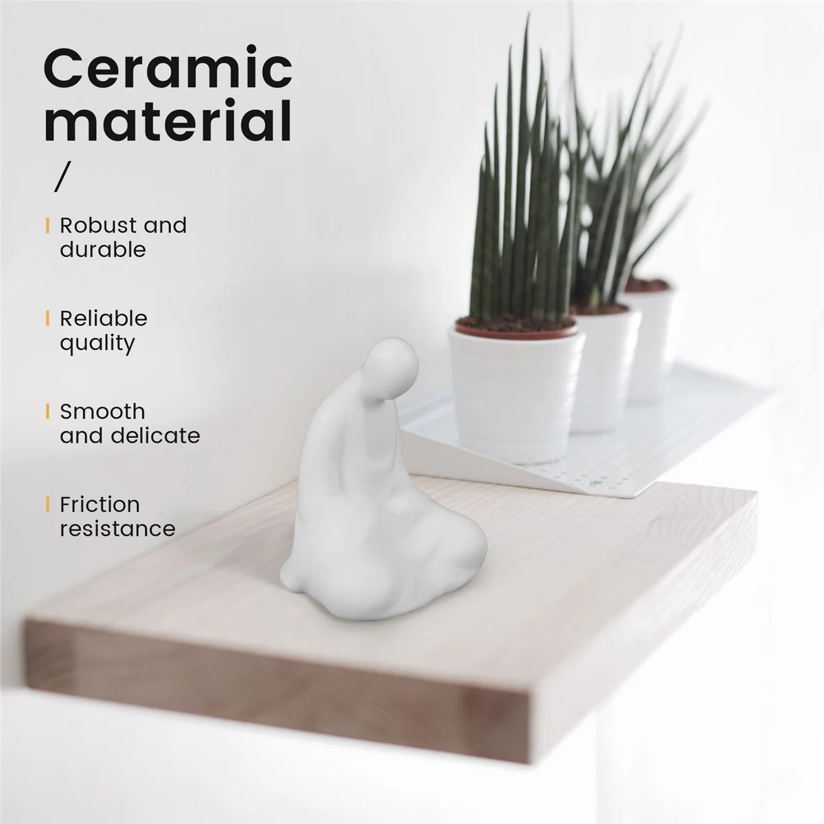 

Мини-белая керамическая статуя Будды, медитирующий монах, статуя Будды в стиле дзен, украшение для дома, миниатюрные пейзажные аксессуары M