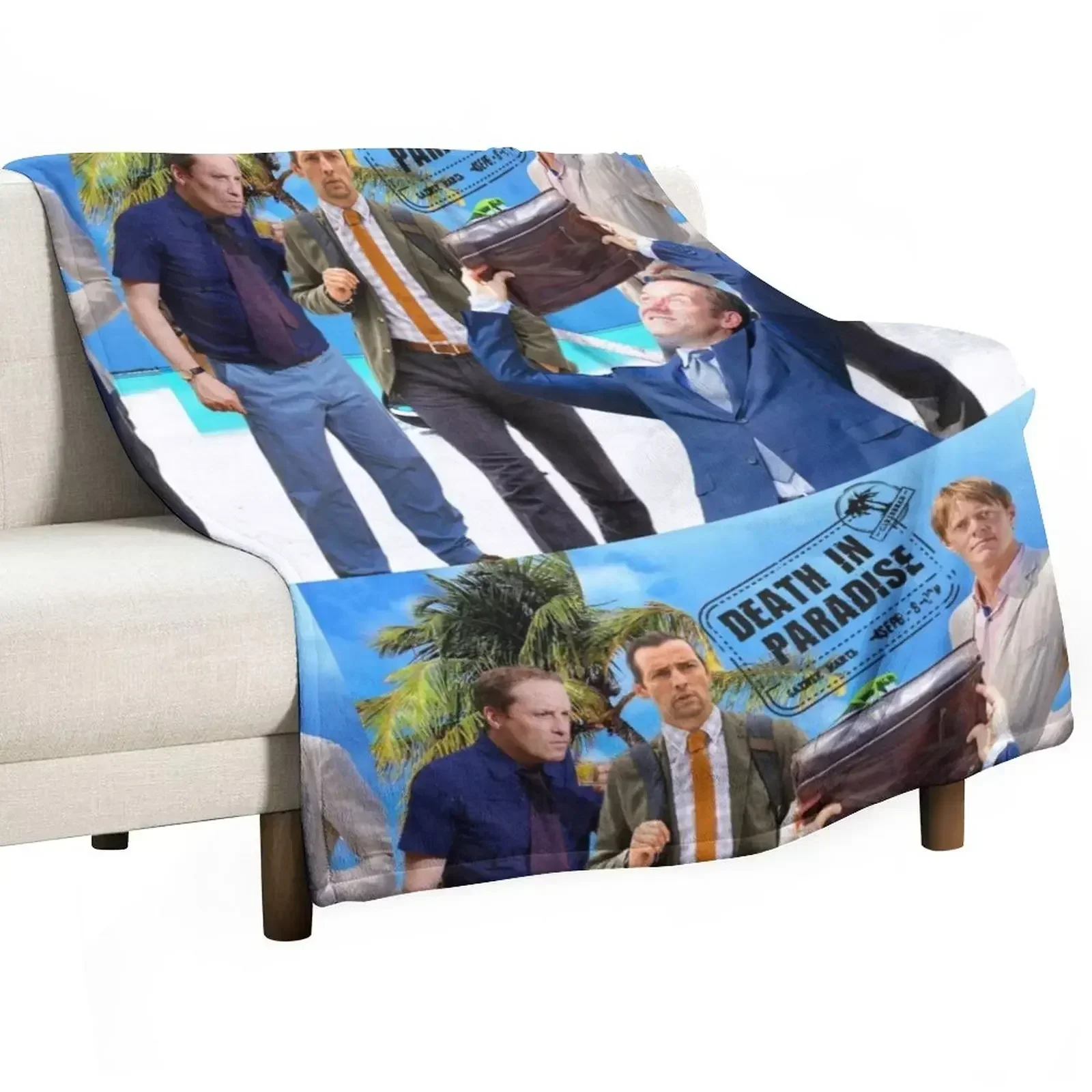 

BBC Death in Paradise Eras Throw Blanket Custom Thin Summer Beddings Comforter Blankets