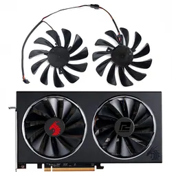 Ventilador de GPU para tarjeta gráfica PowerColor Red Dragon RX 5700, nuevo, 95MM, CF1010U12S, FDC10U12S9-C, RX 5700 XT, 5700XT, 5600XT