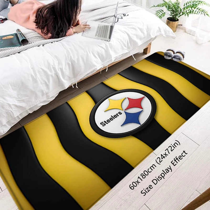 Hallwy Cartpet soggiorno interni Steelers tappeti tappeti per piedi zerbino d\'ingresso tappetini morbidi tappetino antiscivolo decorazioni per la