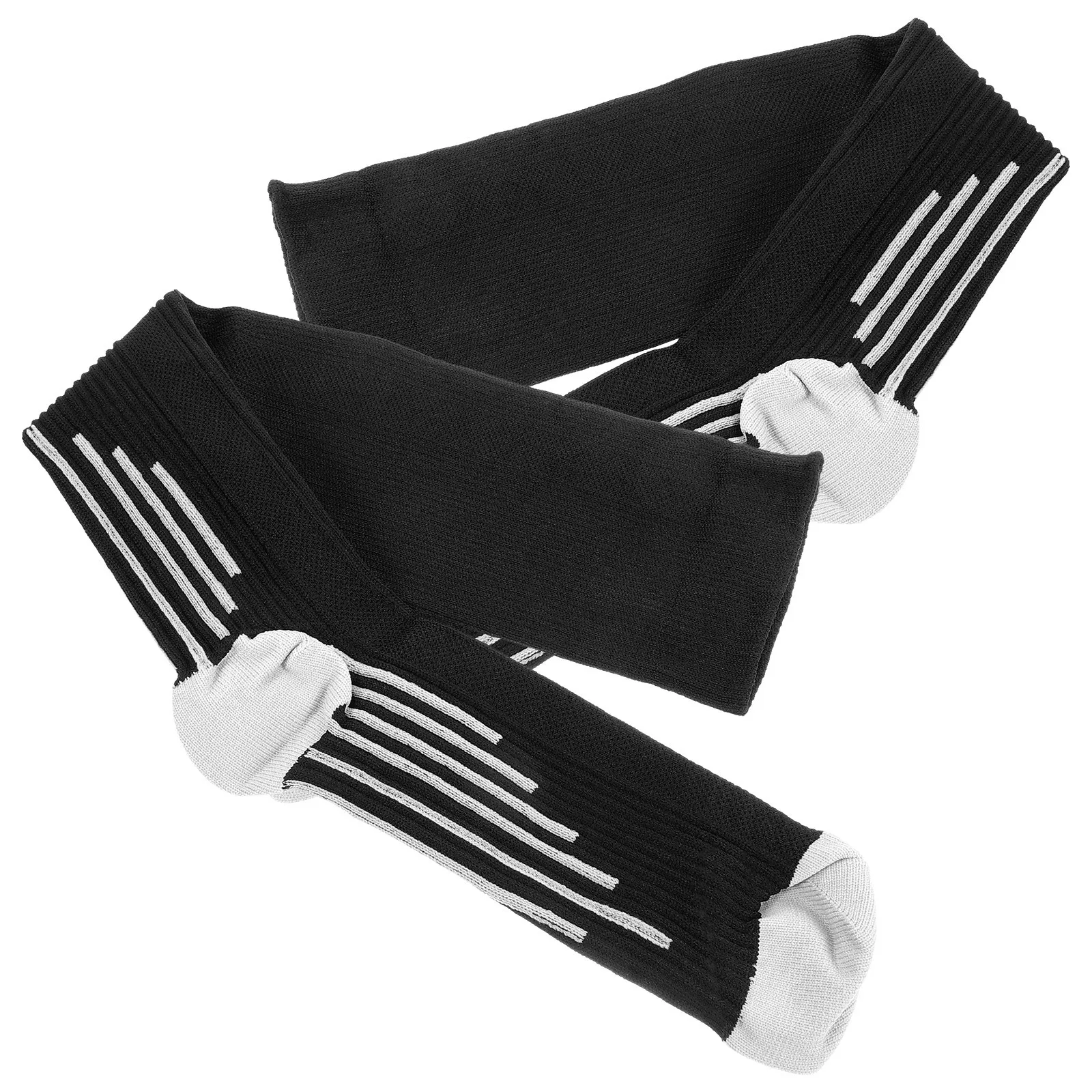 1 زوج الرياضة المضادة للرائحة العجل الجوارب عالية مرونة تنفس في الهواء الطلق تشغيل التنزه جوارب طويلة أنبوب طويل جوارب رياضية