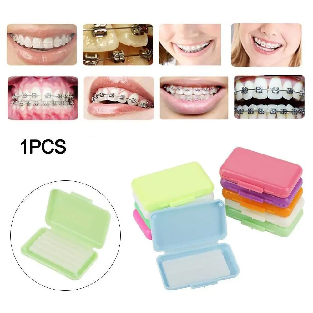 Oral Protection Wax Dental Cover Wax Whitening And Flavor Tooth Soothing Protection Fruit Protection Stick Wax Mucosal Wax S9M8