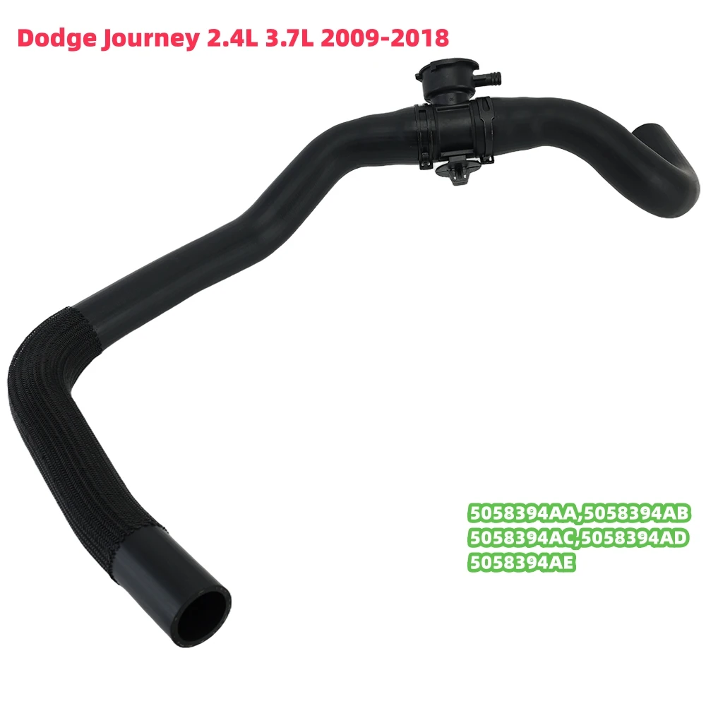 Upper Radiator Hose for Dodge Journey 2.4L 3.7L 2009 2010 2011 2012 2013 -2018 ABS Assembly Coolant Inlet Pipe cars accessories