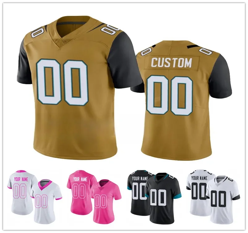 

Custom Jacksonville Men Women Youth Football Jersey #16 Trevor Lawrence #41 Josh Allen #44 Travon Walker #1 Travis Etienne