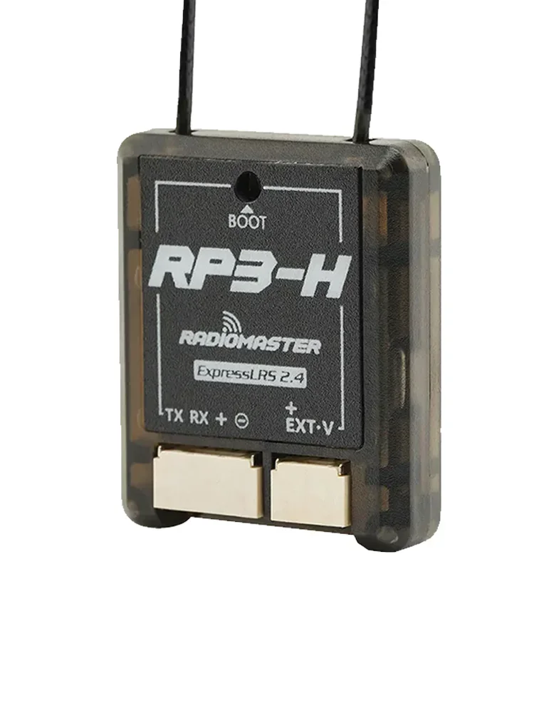 RadioMaster RP3-H 2.4GHz ExpressLRS Nano Receiver FCC เสาอากาศคู่ในตัว พร้อม TCXO PCB ที่ได้รับการปรับแต่งสำหรับโมดูลและเครื่องส่งสัญญาณ RC