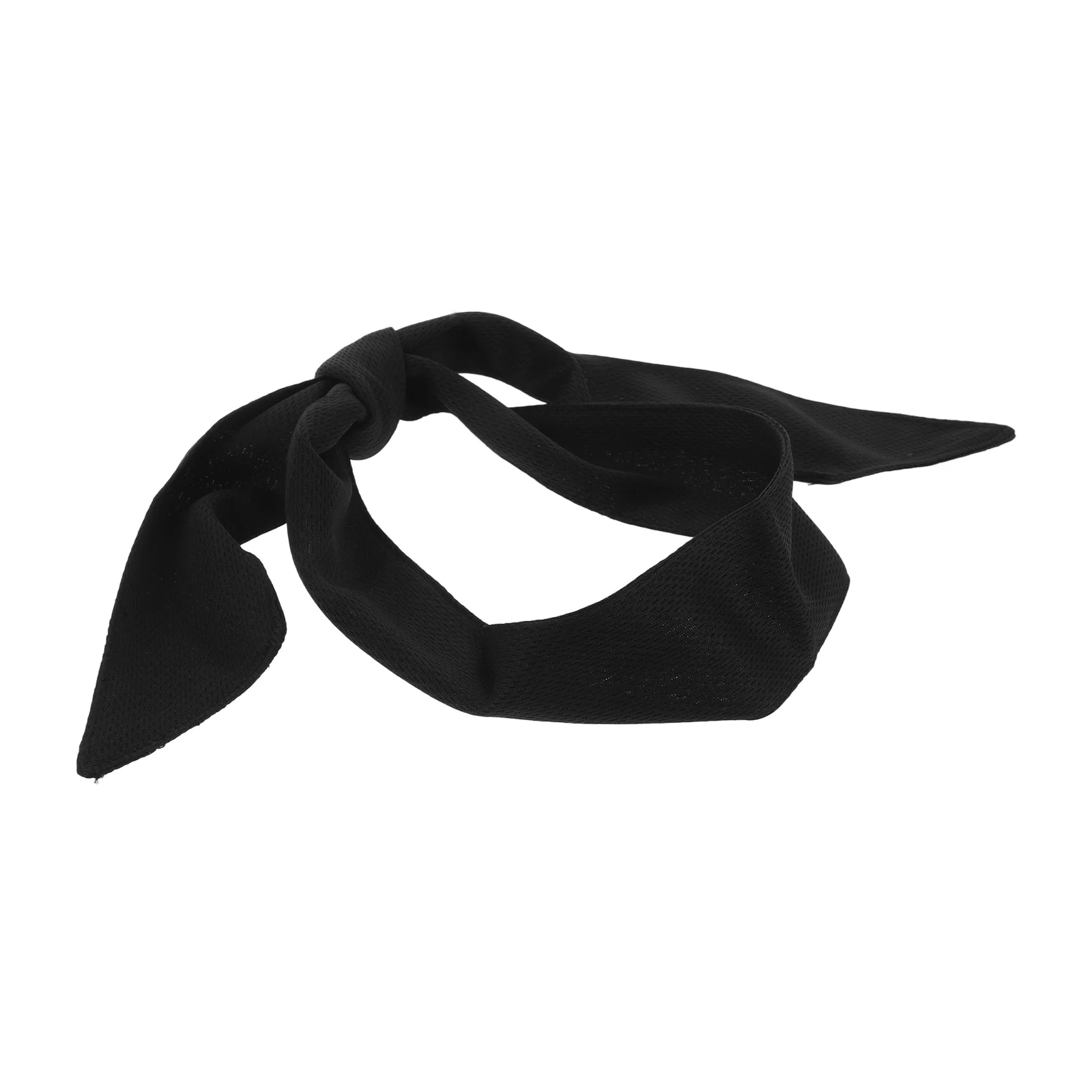 Head Tie Sports Headband Tie Headband for Running Working Out Tennis Karate Athletics Pirate Costumes (Black)