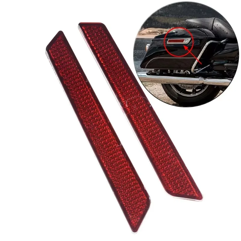 

Pkx For Motorcycle 2 PCS Front k Side Reflector Reflective Stripe Tape Dyna Super Glide FXD StreetBike Harley Lower Leg Sliders