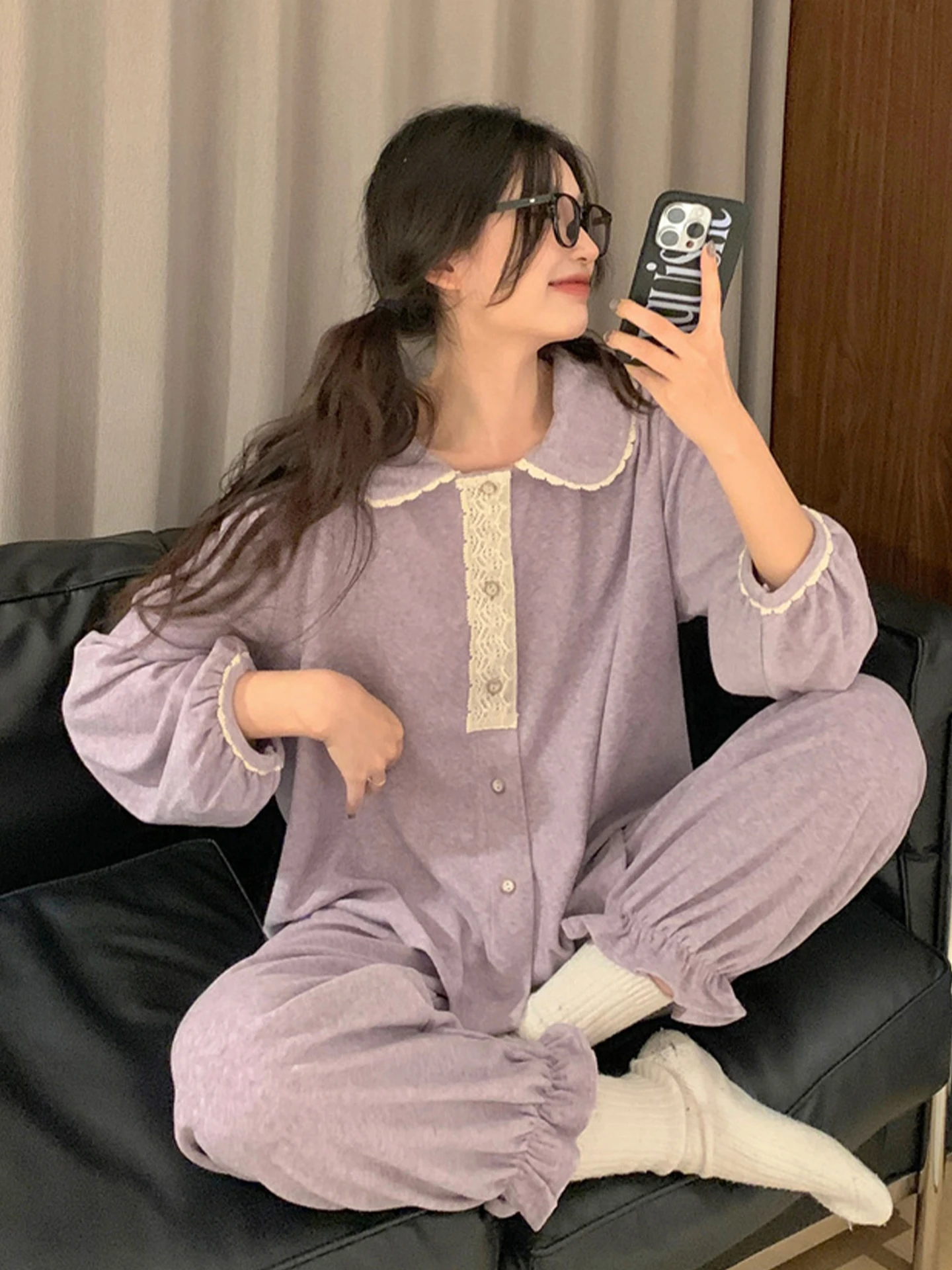 pijama-de-terciopelo-calido-estilo-coreano-con-volantes-y-manga-larga-para-mujer-conjunto-de-ropa-de-casa-de-invierno-ropa