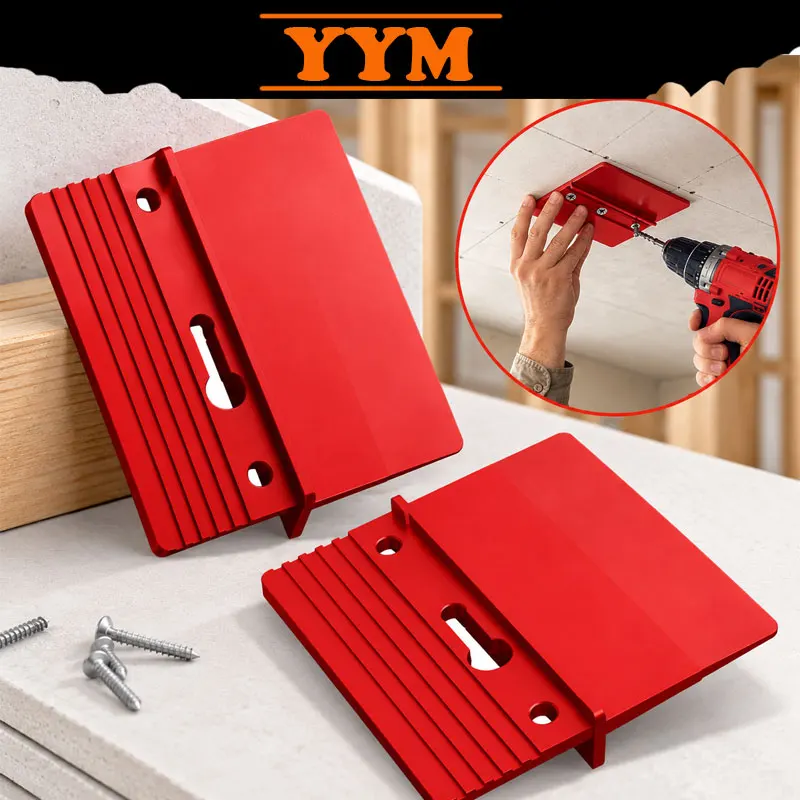 YYM Drywall Ceiling Mounting Helper, Aluminum Alloy Drywall Support Tool for Single‑Person Gypsum Board Installation