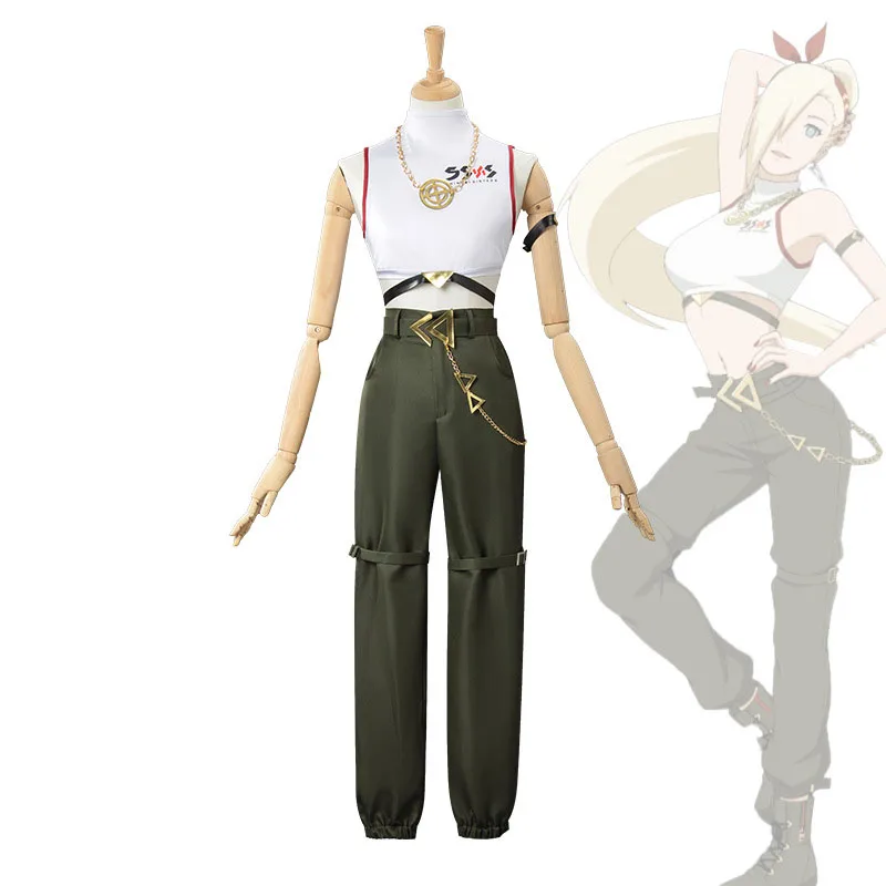 

Halloween Yamanaka Ino Cosplay Costume Game and Anime Exhibition Female Ninja Clothing Carnival Party Kunoichi Costumes