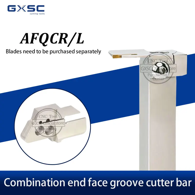 

Combination-Type Grooving Tool Holder Cutter AFQCL1616 AFQCR3232B Interchangeable Blade Head MGMN20-200 CNC Lathe Cutting Tools