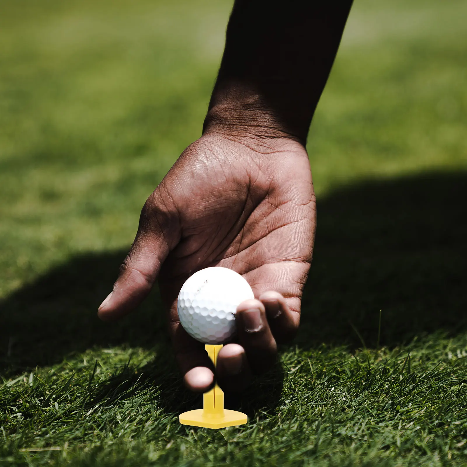 

4pcs Golf Ball Holders Soft Rubber Tees Practice Accessories Long Roll Fade Resistant Durable Golfs Storage Trays