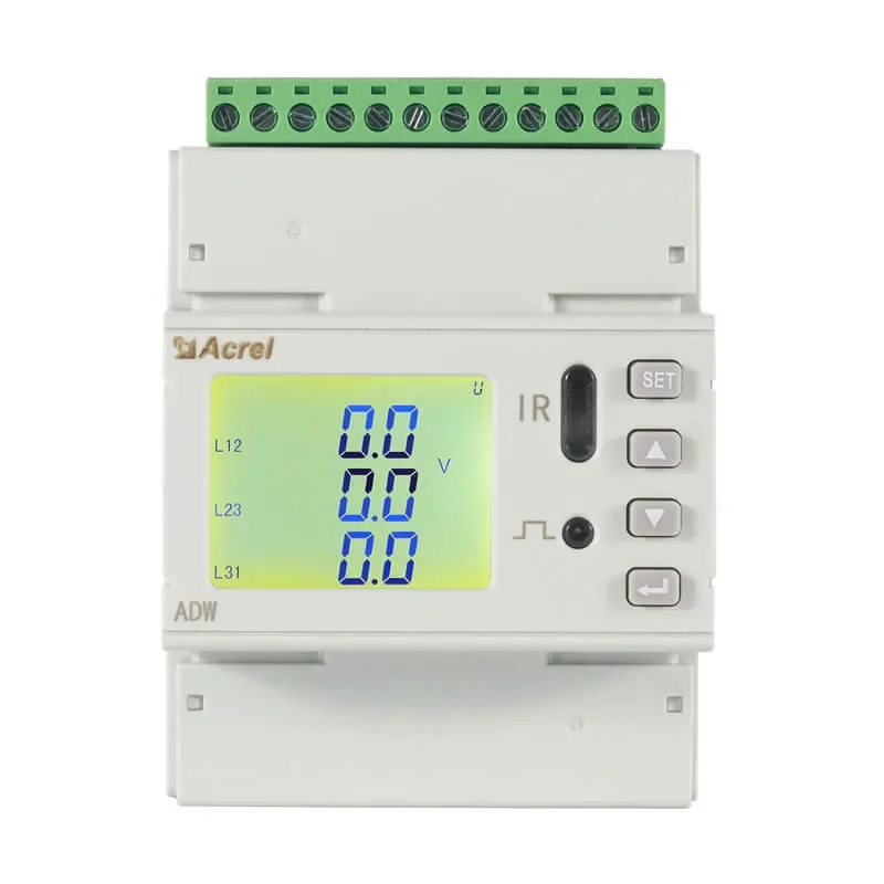 LCD 4 Channels of Three Phase AC Electricity Meter