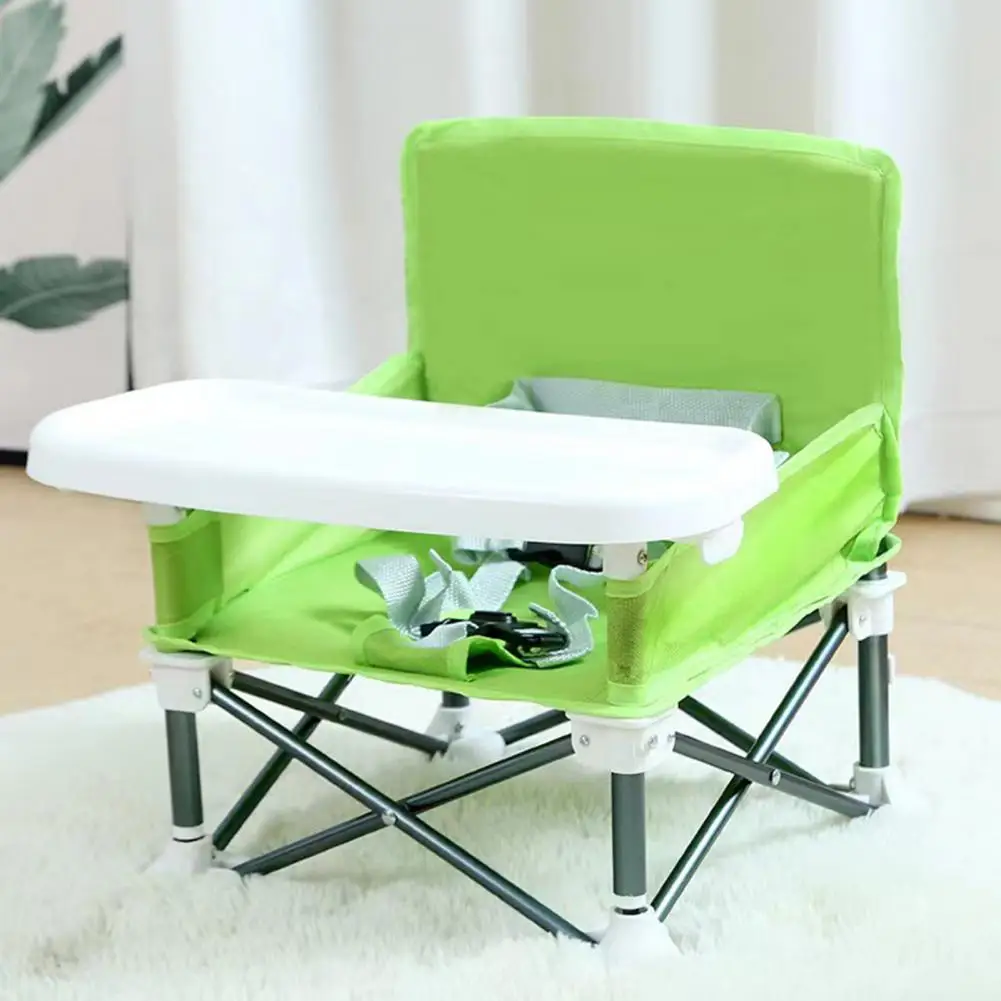 Outdoor Beach Chair Portable Folding Beach Chair for Kids with Non-slip Pads Infant Dinner Table Compact Stable for Children