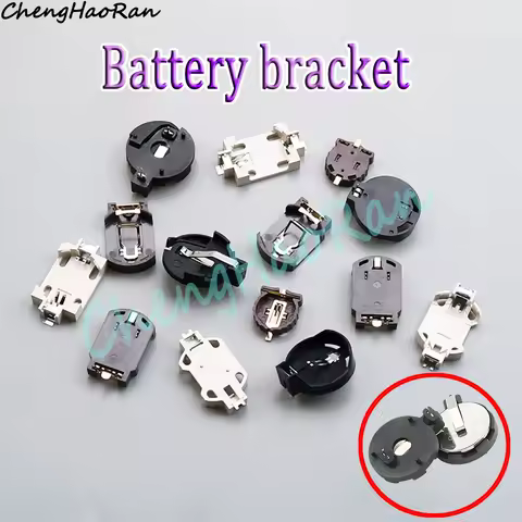 10 Pcs CR2025 CR2032 CR2450 Patch Battery Holde Coin Battery Socket Case Holder Cell Button 3V SMT Battery Holder Replace Parts