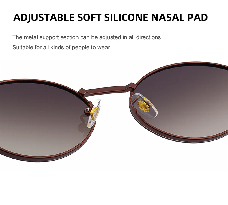 Kleine ovale Punk-Sonnenbrille für Damen 2026 – Luxusmarke, Vintage-Metallrahmen, trendige Sonnenbrillen für Damen, UV400-Schutz – Detail 12