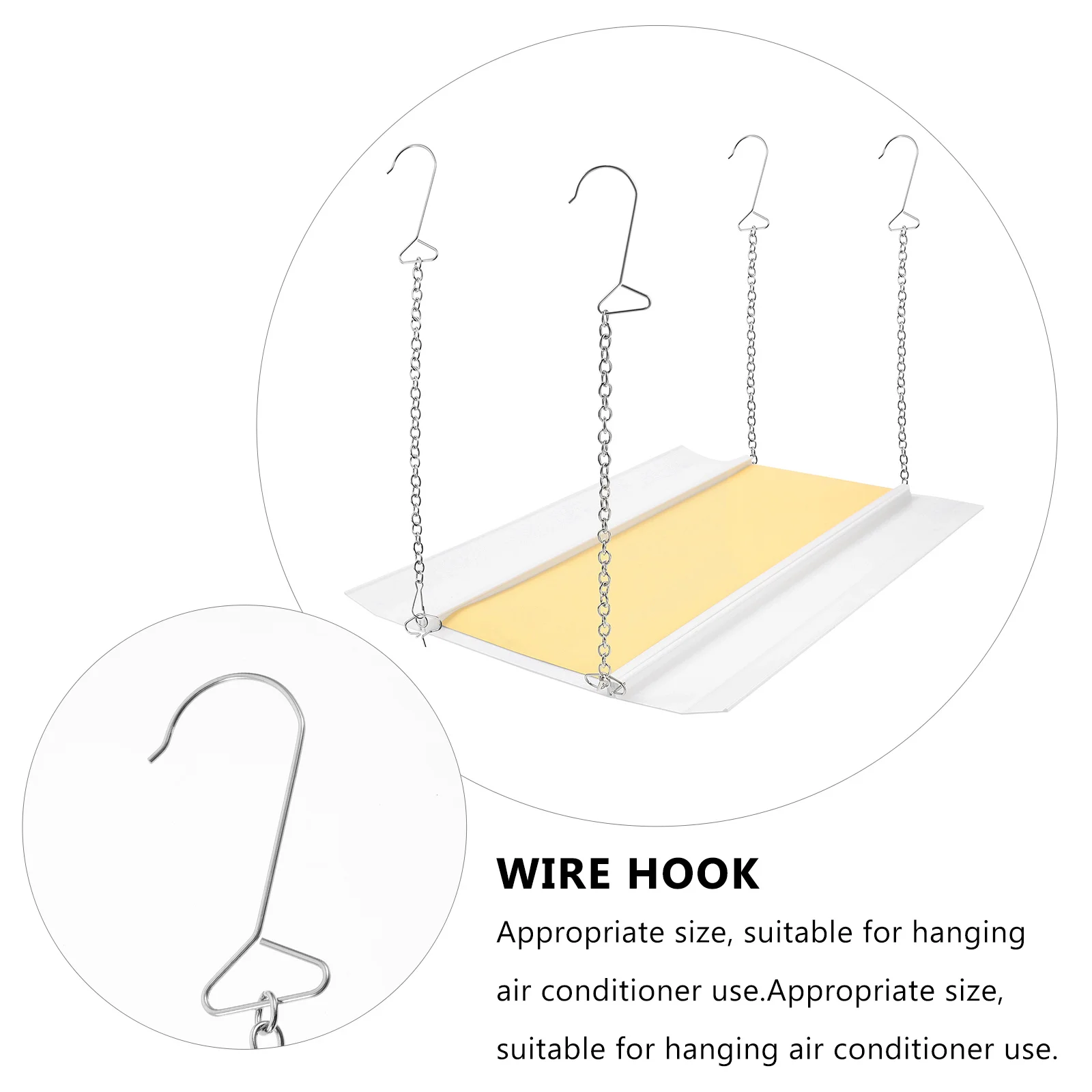 

1Pcs Air Conditioner Vent Diverter Strong ABS Metal Baffle Gentle Wind Direction Control for Indoor Ac Unit Airflow Deflector