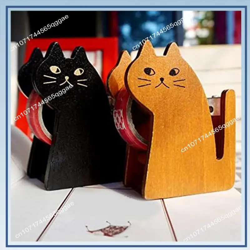 A67I 2Pcs Cats Tape Holder Packing Tape Roller Tape Packaging Tape Dispenser False Eyelash Tape Dispenser Fun Tape Dispenser Dur