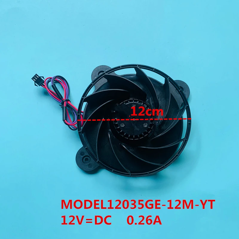 NMB12035GE-12M-YT Cooling Fan for Haier Refrigerator 12V DC 0.26A freezer Repair Parts