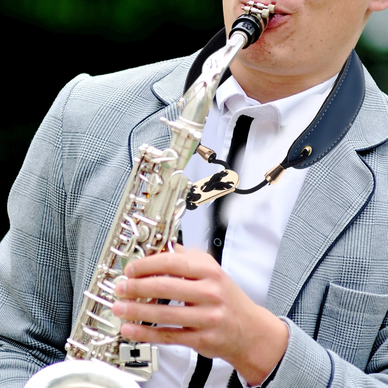 

Music Instrument Strap Neck Straps Adjustable Saxophone Harness Aldult Hanging Belt