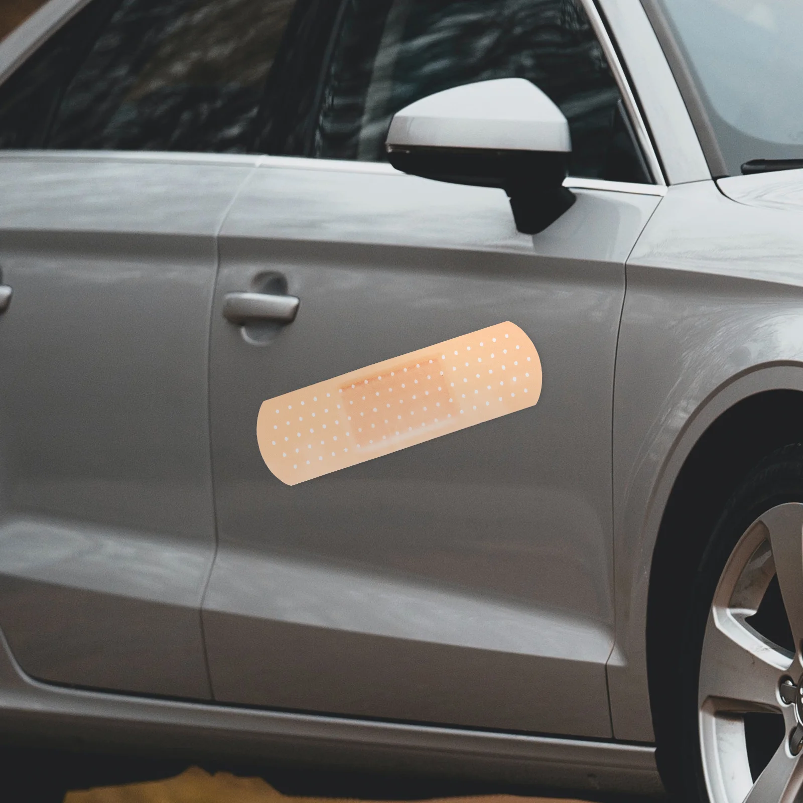 

4 Pcs Bandage Car Decals Scratch Cover Personalized Truck Stickers Vinyl Car Magnets Exterior Accessories Car Refrigerator