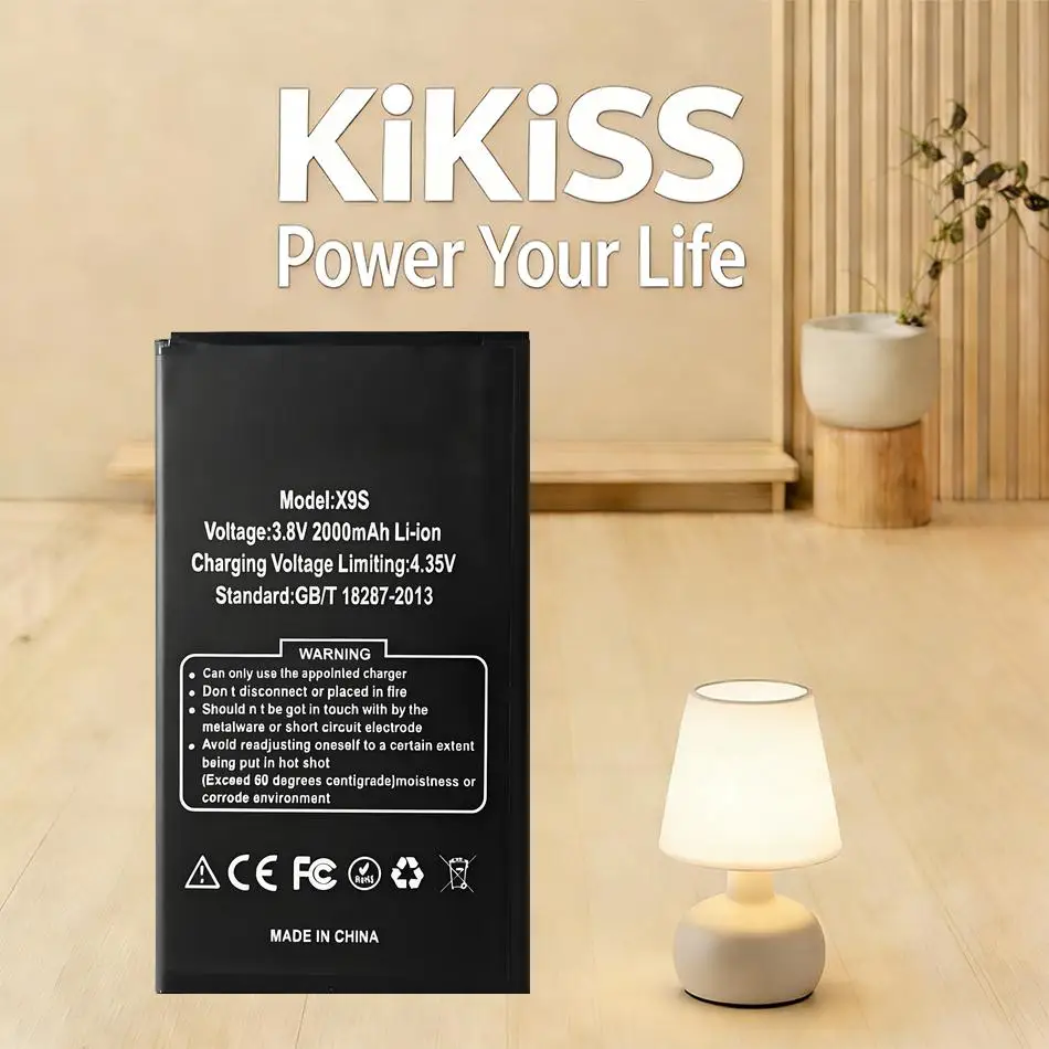 

Высокоемкостный аккумулятор для мобильного телефона 2000 мАч для Doogee X9S, высокоэффективный