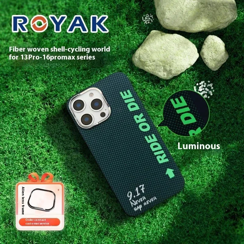 

Riding100% Carbon Fiber Magnetic Case For IPhone 15/16 | Kevlar, Anti-Fingerprint, MagSafe | Slim, Shockproof, Scratch-Resistant