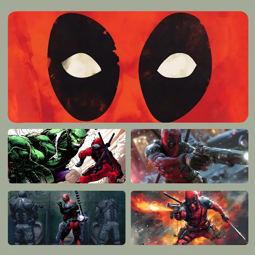 D-Deadpool Mousepad Large Computer Gaming Accessories MousePads Desk Mats Anti-slip Laptop Soft Mouse Pad