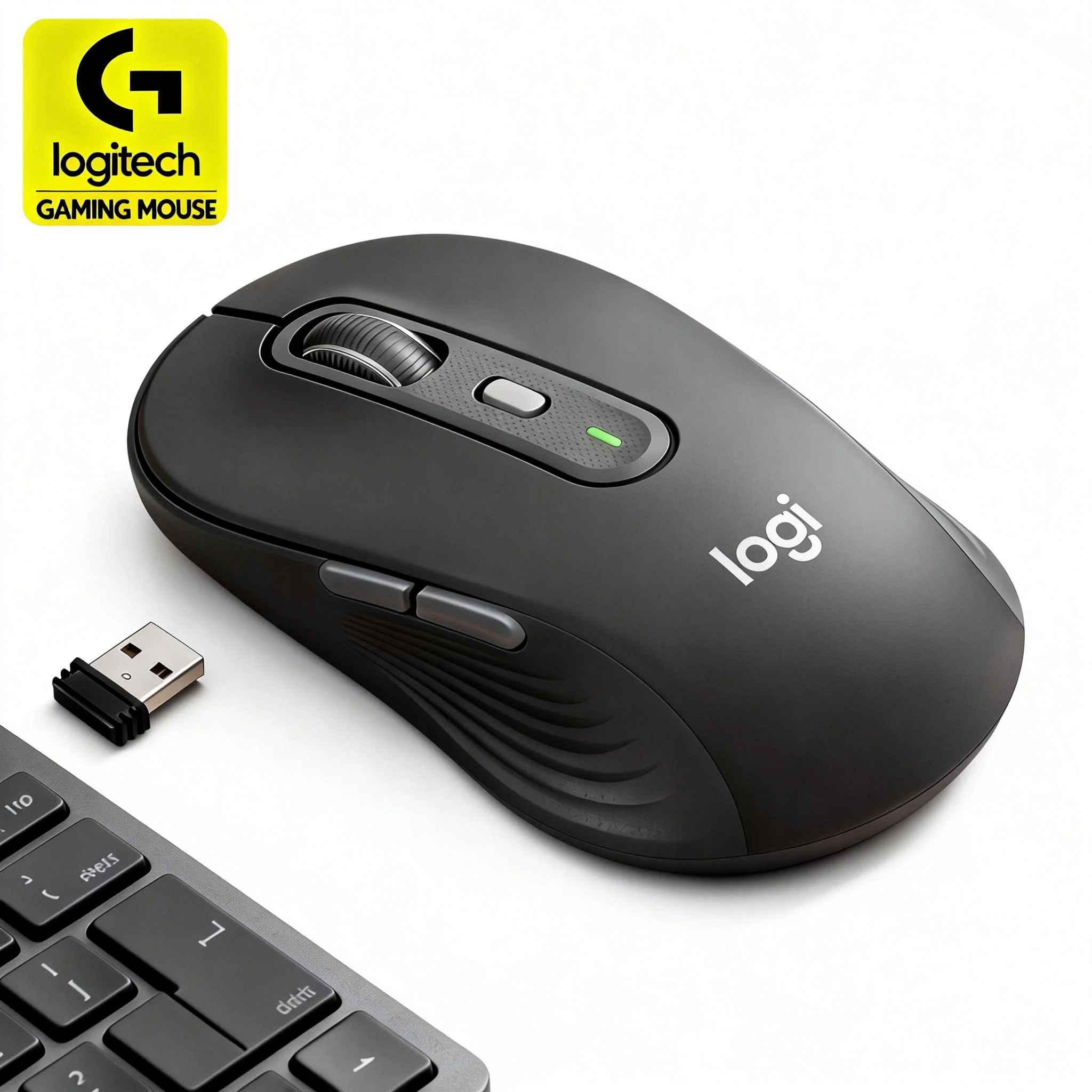 

[Essential for Office Use] Logitech M750 Wireless Mouse, compatible with PCs and laptops, smooth operation.