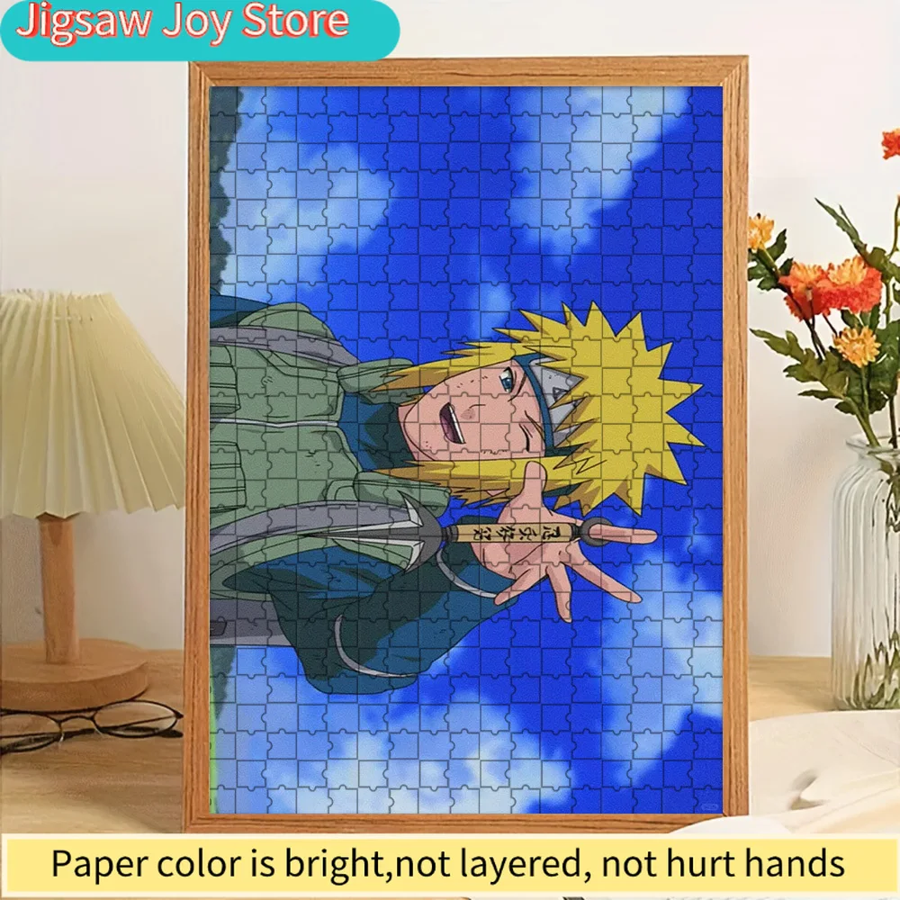 

Anime Naruto Minato Namikaze Hokage Kunai Scene Paper Puzzle, Premium Thick Paper Material, High Definition Vivid Printing, Educ