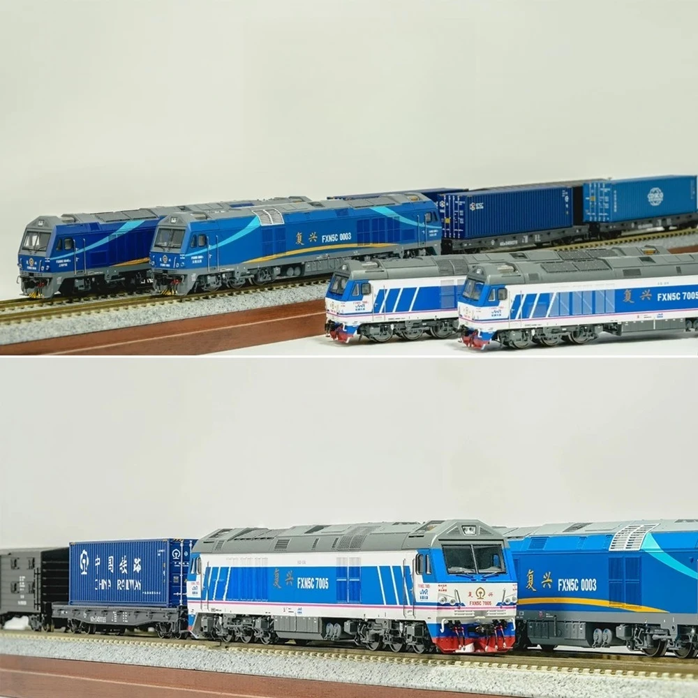 New Product Changming Ntype 1/160 FXN5C Diesel Locomotive DC Multi Mode Simulation Model for Aldult Toys and Gifts