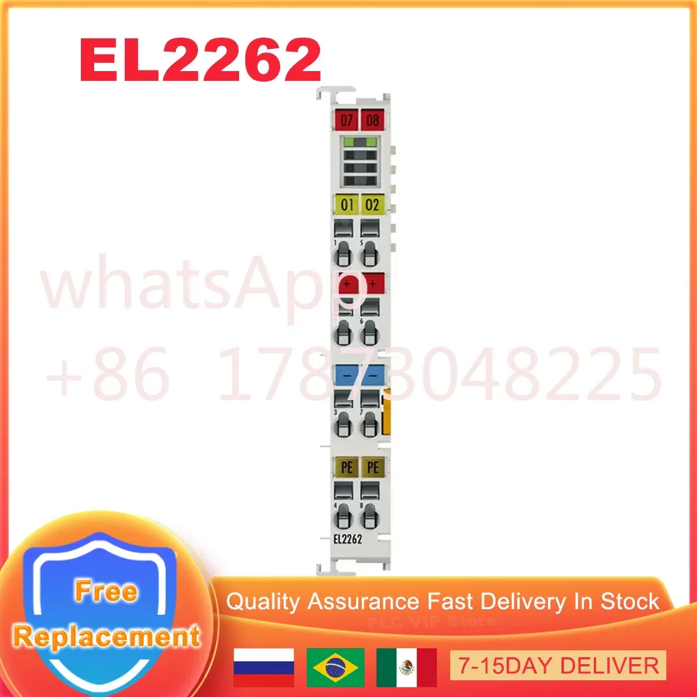 New Original EL2262 EL 2262 PLC Module EtherCAT Terminal 2-Channel Digital Output PLC Controller