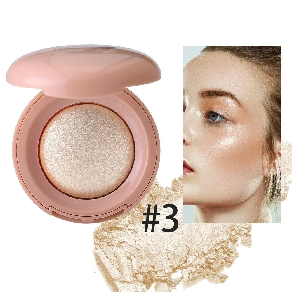 Long-lasting Highlighter Natural Glossy Mashed Potato Texture Makeup Highlighter Fine Shimmer Buildable Contour Highlighter