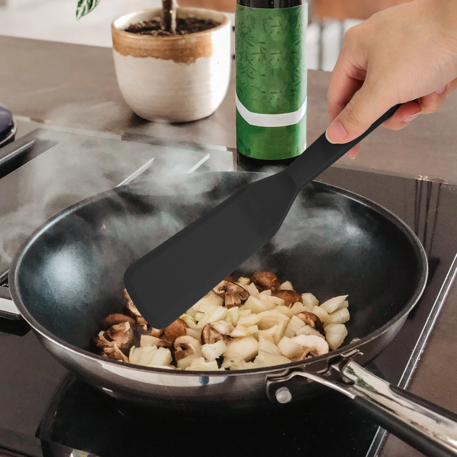 

Silicone Cooking Non-stick Heat Resistant Kitchen Utensil for Home Restaurant Use Wall Hanging Design Safe Household