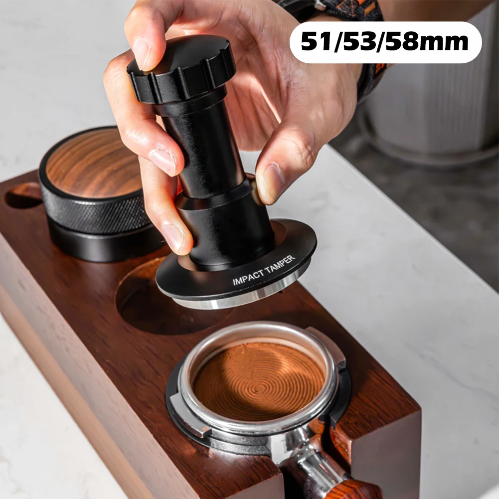 

51/53/58mm Espresso Coffee Tamper Adjustable Pressure With Spring Design Stainless Steel Espresso Coffee Tamper Coffee Parts