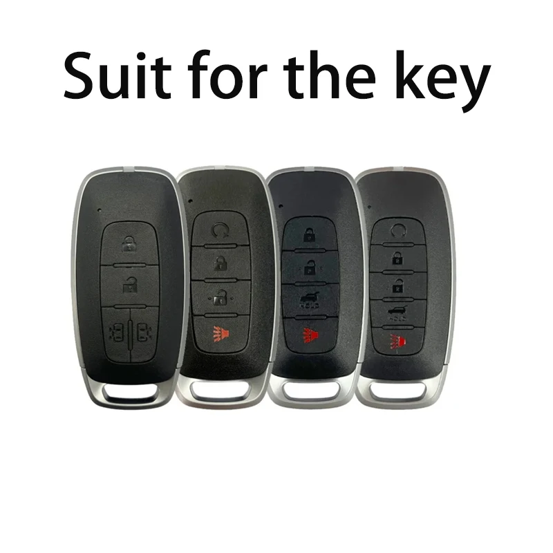 ICAR For Nissan X-trail T33 Qashqai J12 Ariya Altima Teana Juke 2022 2023 2024 Smart Car Key Case Zinc Alloy Remote Key Cover