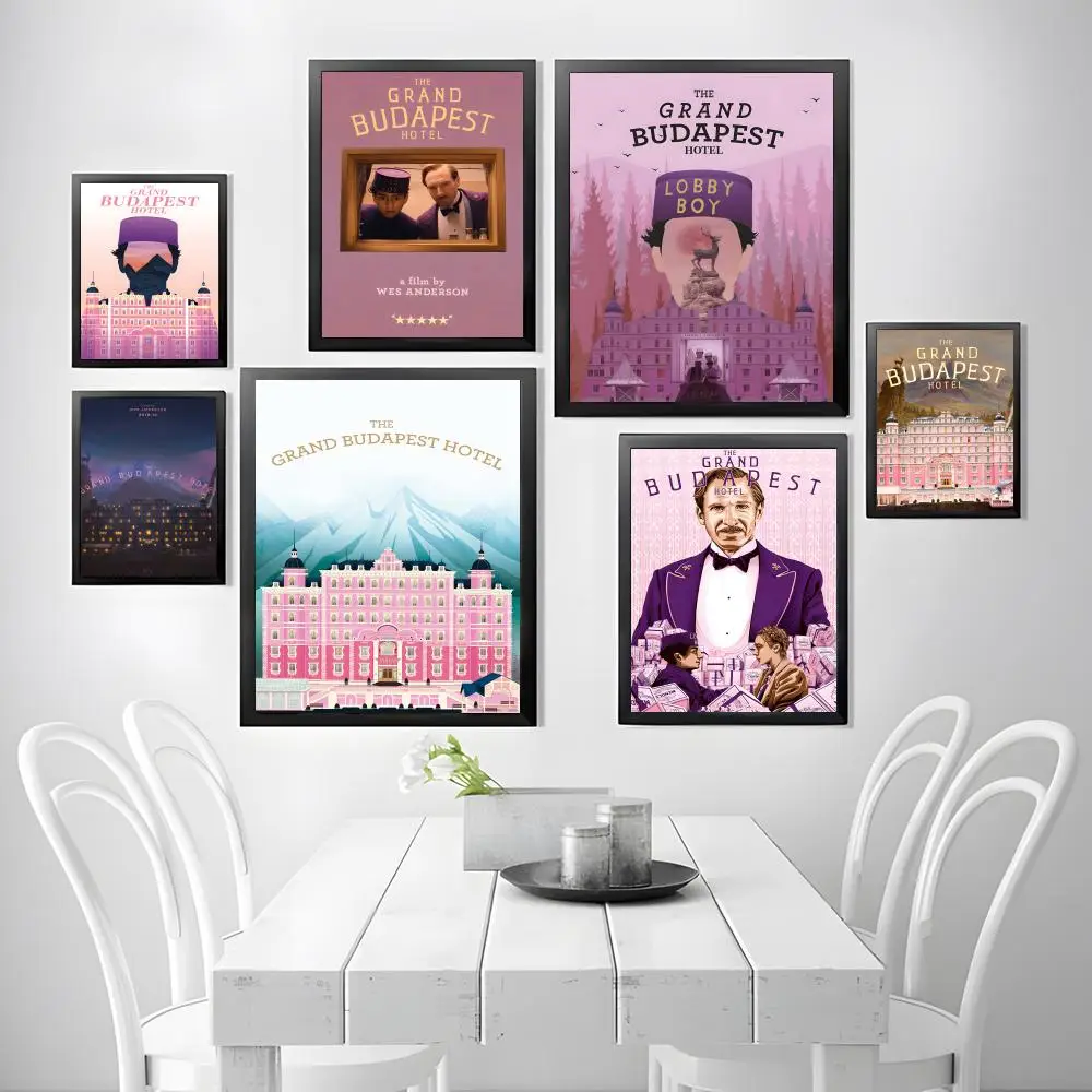Movie The Grand Budapest Hotel Poster Wall Art Poster Decorative Mural Home Decor Gift Unframed