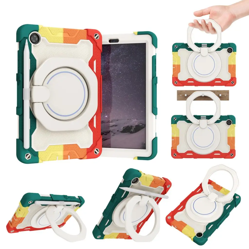 

For Lenovo Tab M8 3th TB-8506F 2021 Case Full Body Heavy Duty Rugged Silicone Cover For Lenovo M8 HD TB-8505F 8 inch 2019 Case