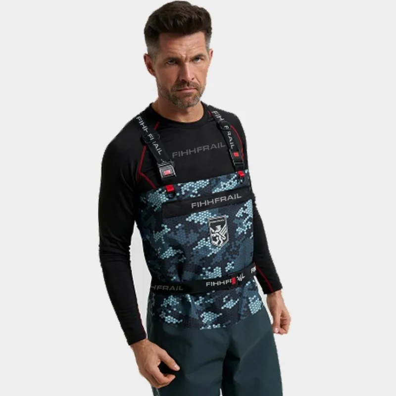 Luya waterproof breathable waterproof fishing pants, catch the sea stream one-piece wading pants