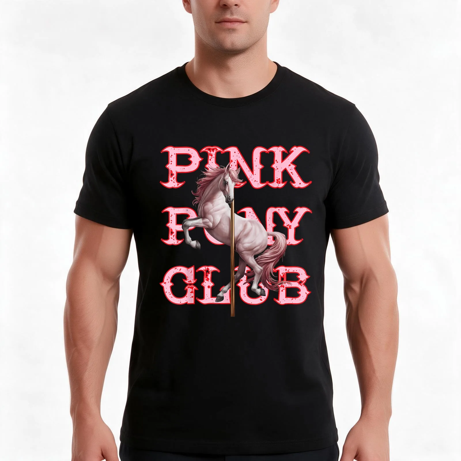 Copy of PINK PONY CLUB - chappell roan T-Shirt Summer Casual Cotton Tee Oversized Streetwear Tops Vintage Graphic Print