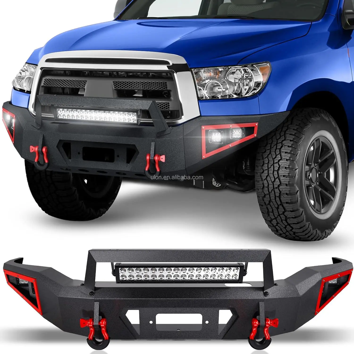 

Factory Price OEM Full Width Front Bumper Fit 2007 2008 2009 2010 2011 2012 2013 T-oyota Tundra Rock Crawler Pickup Truck Bumper