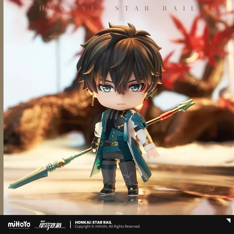 

miHoYo Game DanHeng Figure Official Honkai Star Rail DanHeng Clay Man Doll Anime Desktop Ornament Cartoon Prop Cosplay Xmas Gift