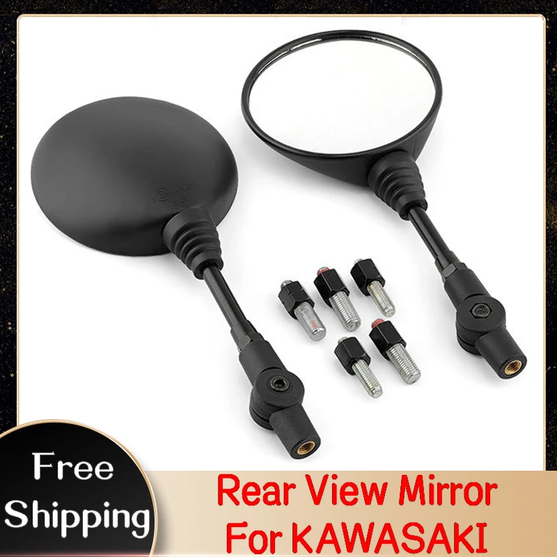 Rearview Mirrors For KAWASAKI KLR 650 KLX 140/L 150L 230/R 250/S/SF 300SM 125/150/250 D-TRACKER Motorcycle Rear View Mirror Side