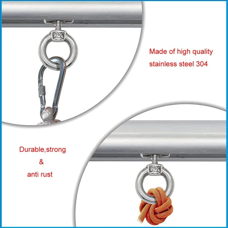 M4 Lifting Eye Nut Fastener Front Tent Stopper Track Mount Tie Down Eyelet Rail Track Screws Boat RV Caravan Camper Awning - view 4