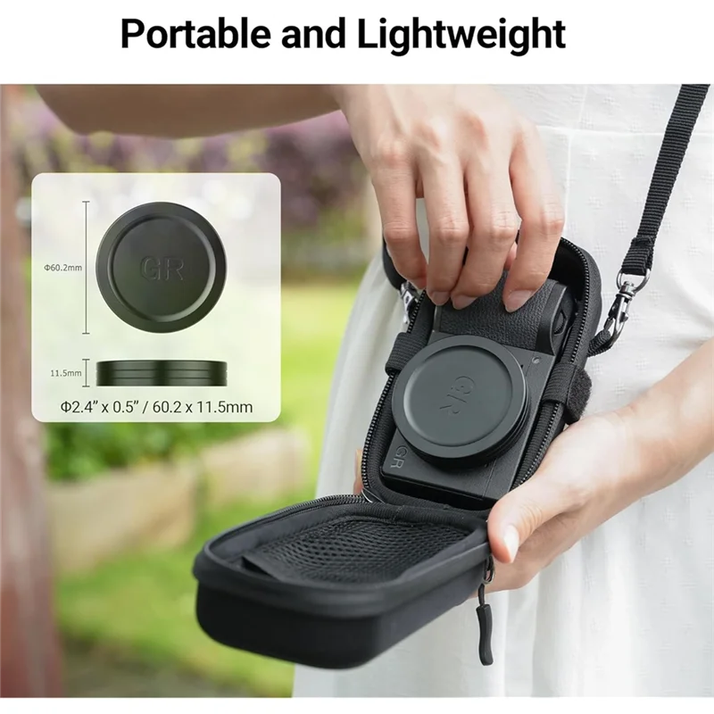 FORW-Camera Lens Cap Cover Protector Aluminum For Ricoh Gr3x HDF GR Iiix HDF GR III GR II Gr3x GR3 GR2 Photography Accessory